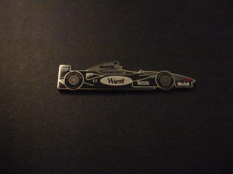 West McLaren Mercedes formule 1 racewagen (sponsor van 1998 en 1999)